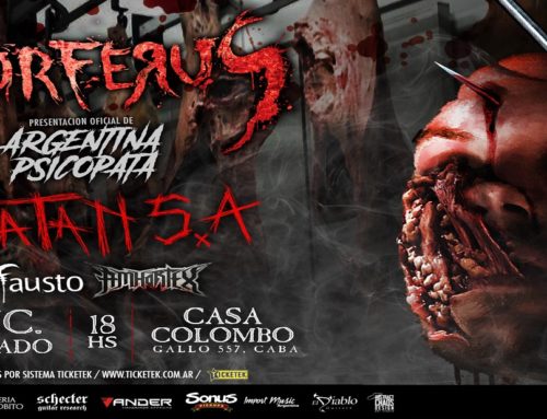 Morferus presenta «Argentina Psicópata» en Casa Colombo